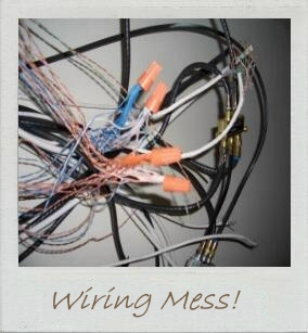Hall of Shame - low voltage wiring mess.