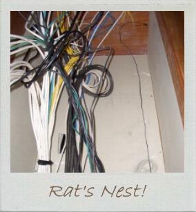 Hall of Shame - structured wiring rat's nest!.